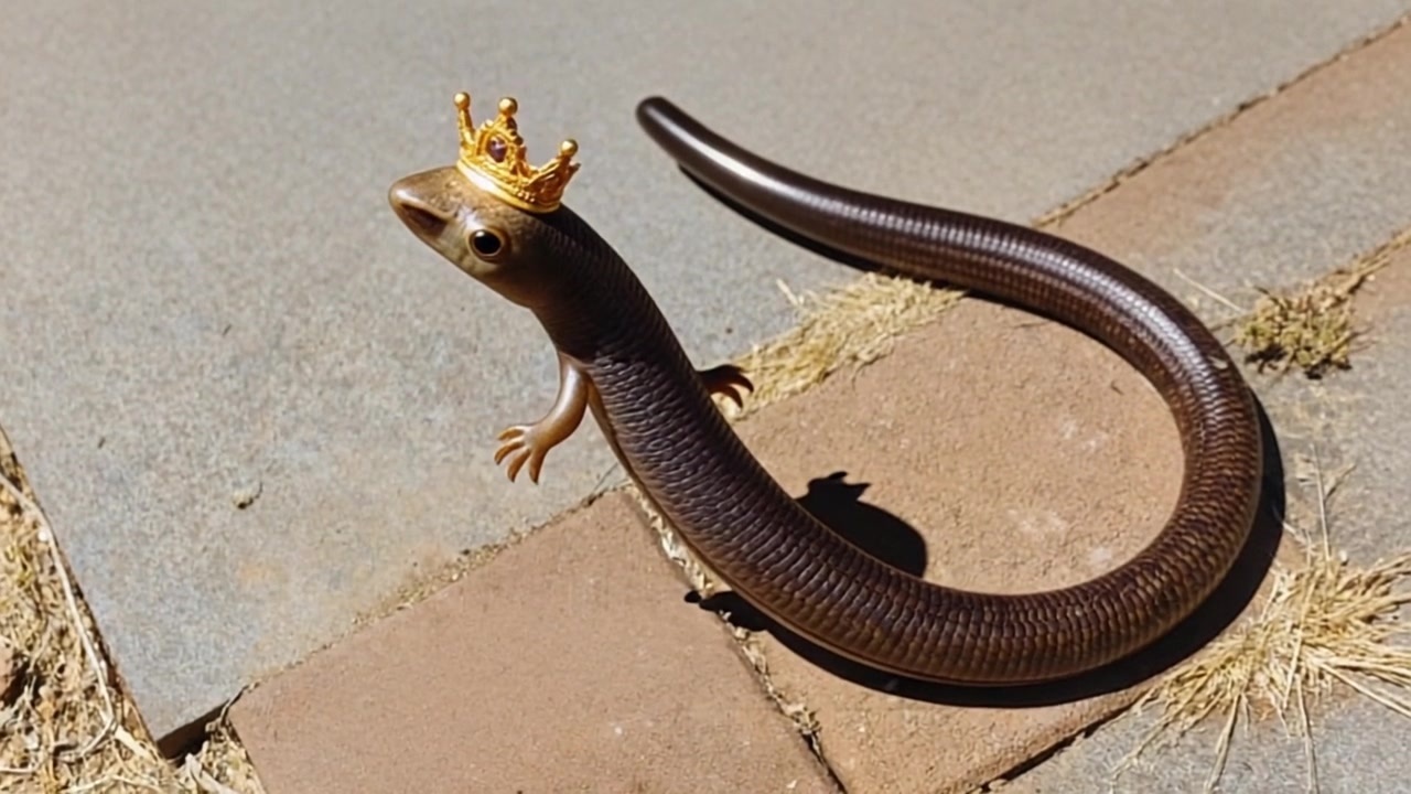 Sylvia, the glass lizard