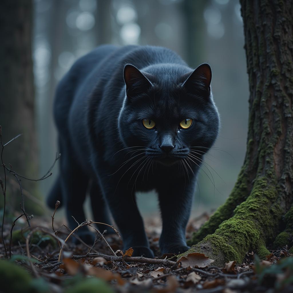 Pitch, a witch's cat