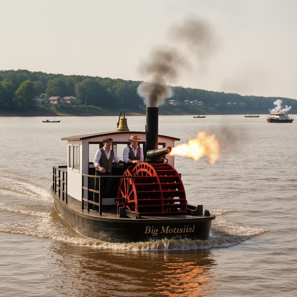 Ironclad with a cannon